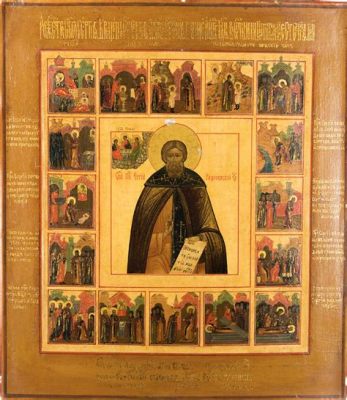 The Life of Saint Sergius of Radonezh – Vibrant Narrative Fresco and Exquisite Byzantine Influence!