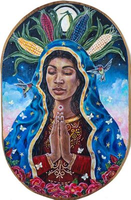 “The Virgin of Guadalupe” - A Visionary Fusion of Indigenous and Colonial Aesthetics!