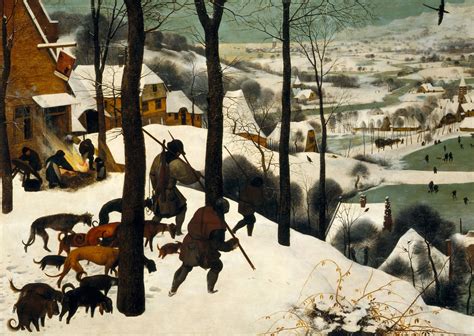  The Hunters in the Snow - A Glimpse into Bruegel's Stark Winter Wonderland